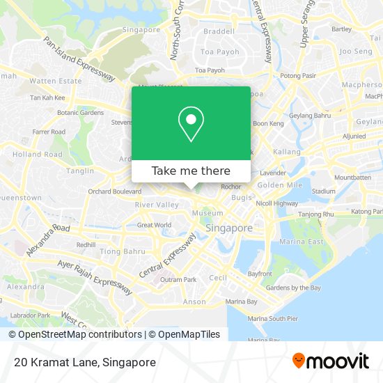 20 Kramat Lane map