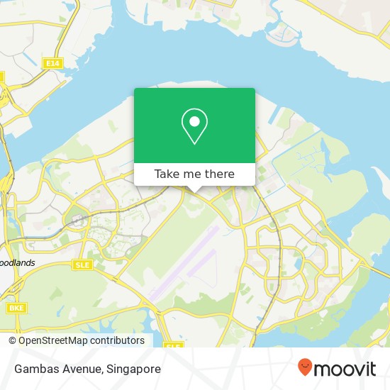 Gambas Avenue map