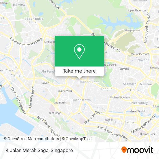 4 Jalan Merah Saga地图