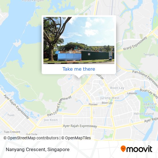 Nanyang Crescent map