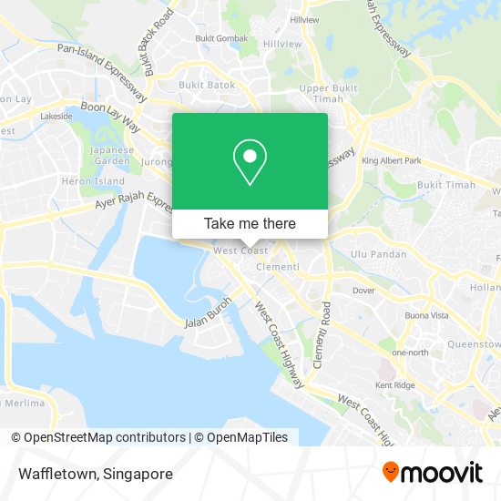 Waffletown map