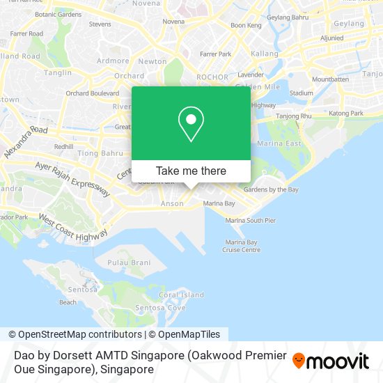 Dao by Dorsett AMTD Singapore (Oakwood Premier Oue Singapore) map