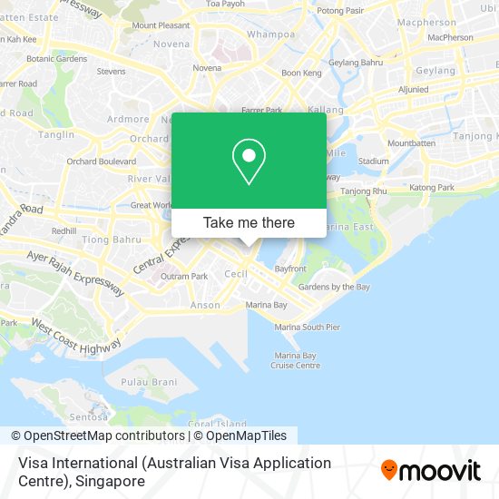 Visa International (Australian Visa Application Centre) map