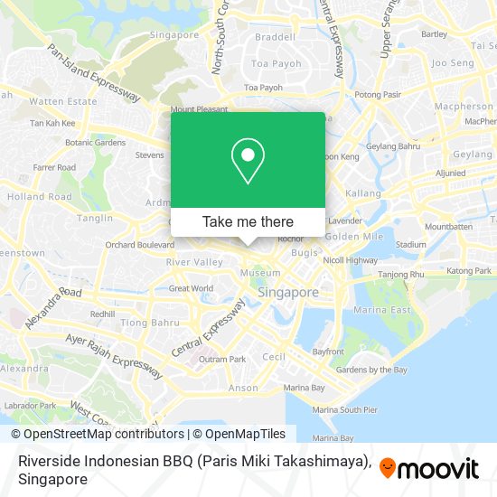 Riverside Indonesian BBQ (Paris Miki Takashimaya) map