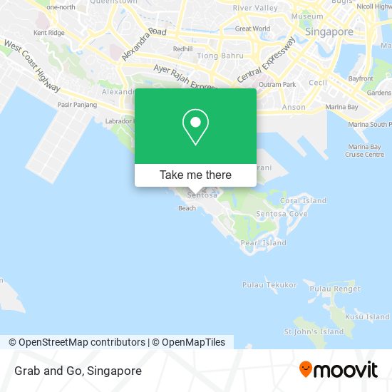 Grab and Go map