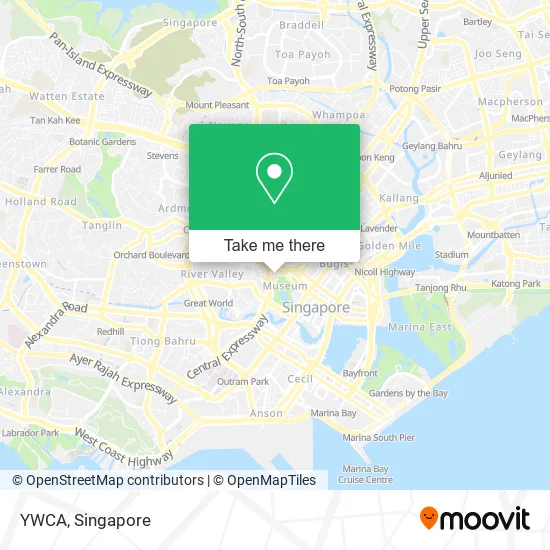 YWCA map