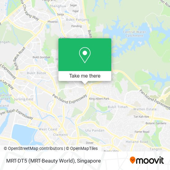 MRT-DT5 (MRT-Beauty World) map
