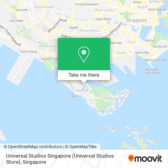Universal Studios Singapore (Universal Studios Store)地图