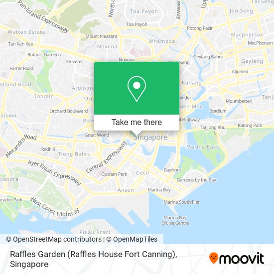 Raffles Garden (Raffles House Fort Canning) map