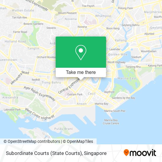 Subordinate Courts (State Courts)地图