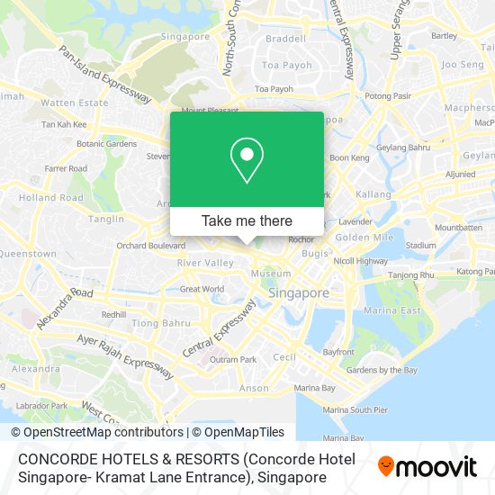CONCORDE HOTELS & RESORTS (Concorde Hotel Singapore- Kramat Lane Entrance)地图