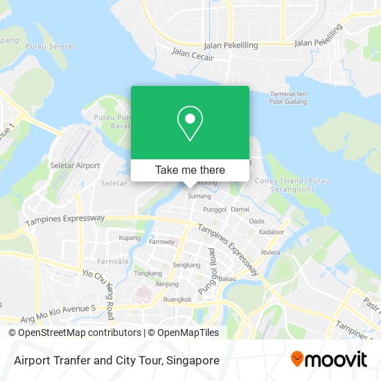 Airport Tranfer and City Tour map