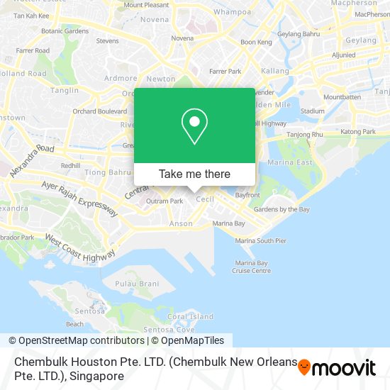 Chembulk Houston Pte. LTD. (Chembulk New Orleans Pte. LTD.)地图