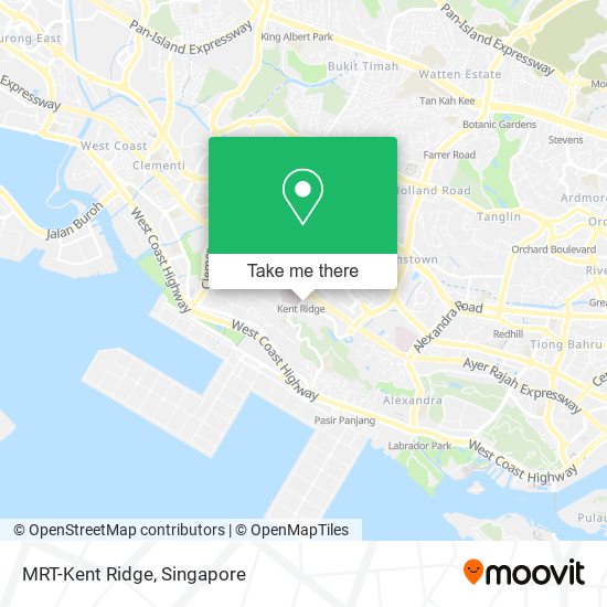 MRT-Kent Ridge map
