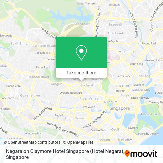 Negara on Claymore Hotel Singapore (Hotel Negara)地图