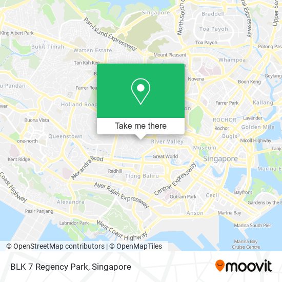 BLK 7 Regency Park map