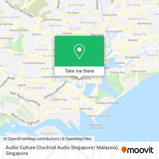 Audio Culture (Cocktail Audio Singapore/ Malaysia) map