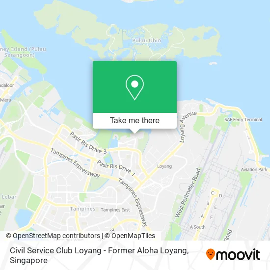 Civil Service Club Loyang - Former Aloha Loyang地图