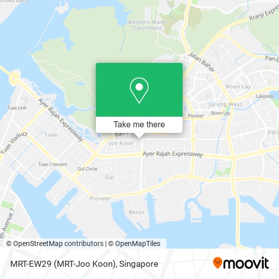 MRT-EW29 (MRT-Joo Koon)地图