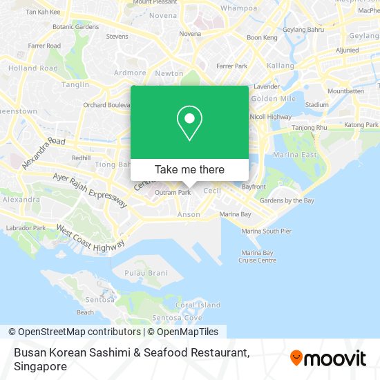 Busan Korean Sashimi & Seafood Restaurant map