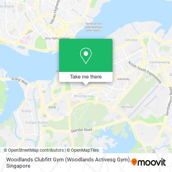 Woodlands Clubfitt Gym (Woodlands Activesg Gym)地图