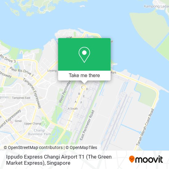 Ippudo Express Changi Airport T1 (The Green Market Express)地图
