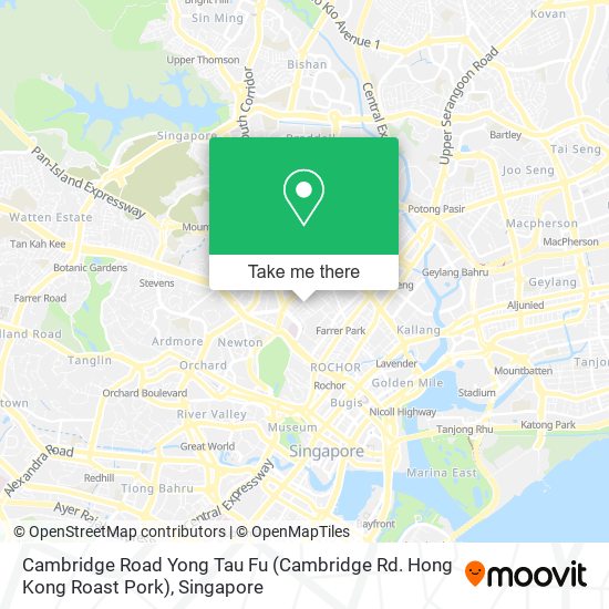 Cambridge Road Yong Tau Fu (Cambridge Rd. Hong Kong Roast Pork) map
