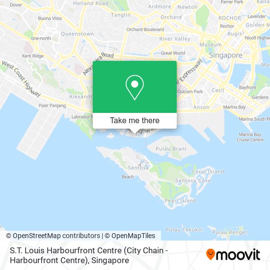 S.T. Louis Harbourfront Centre (City Chain - Harbourfront Centre) map