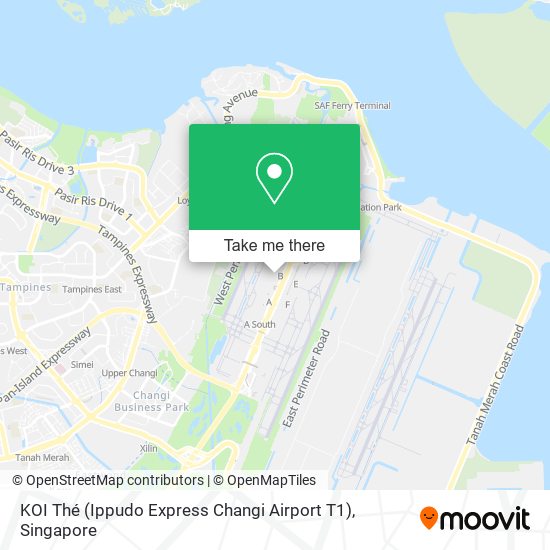 KOI Thé (Ippudo Express Changi Airport T1)地图