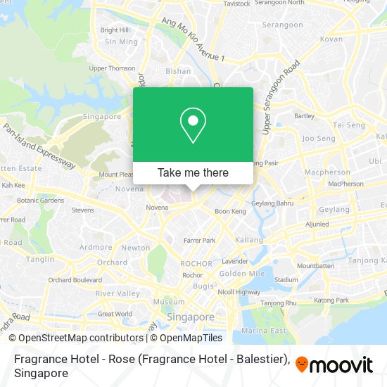 Fragrance Hotel - Rose (Fragrance Hotel - Balestier)地图