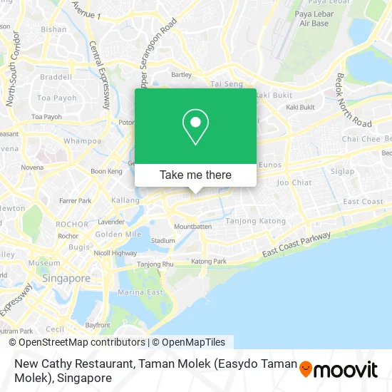 New Cathy Restaurant, Taman Molek (Easydo Taman Molek)地图