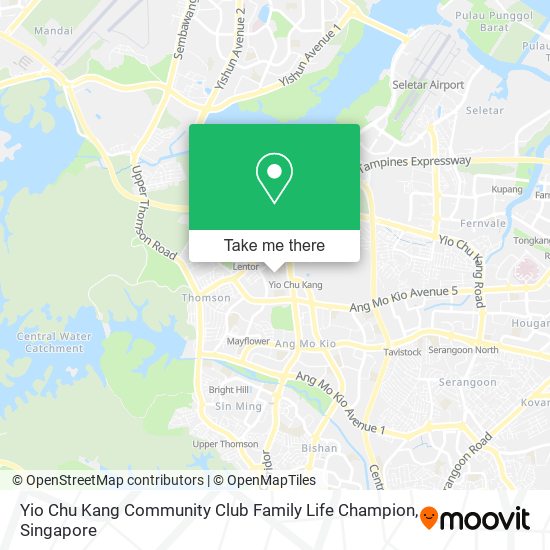 Yio Chu Kang Community Club Family Life Champion地图