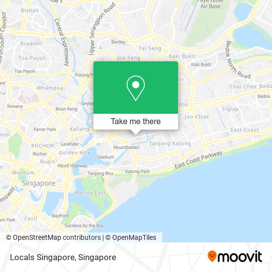 Locals Singapore map