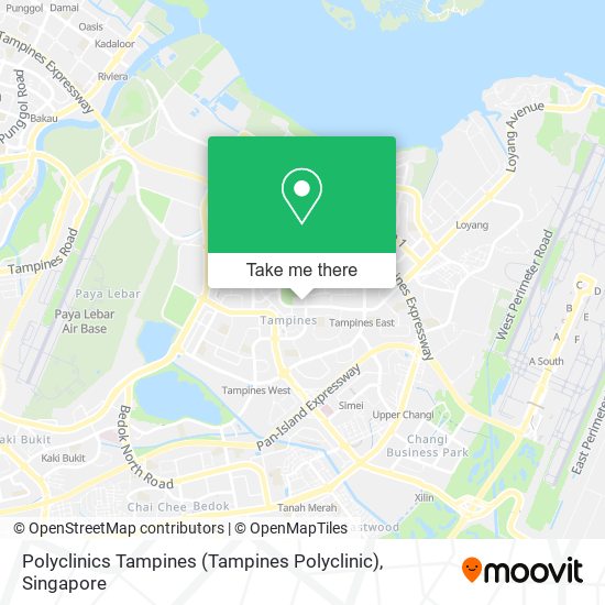 Polyclinics Tampines (Tampines Polyclinic) map