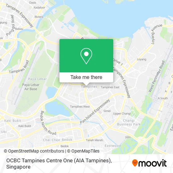 OCBC Tampines Centre One (AIA Tampines) map
