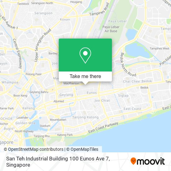 San Teh Industrial Building 100 Eunos Ave 7 map