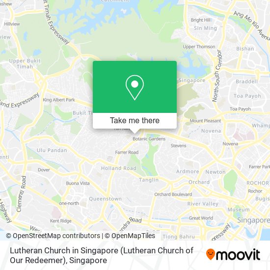 Lutheran Church in Singapore (Lutheran Church of Our Redeemer) map