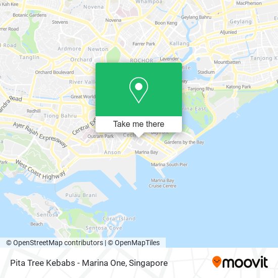 Pita Tree Kebabs - Marina One map