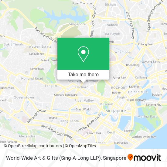 World-Wide Art & Gifts (Sing-A-Long LLP) map