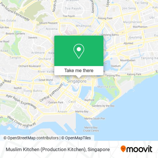 Muslim Kitchen (Production Kitchen) map