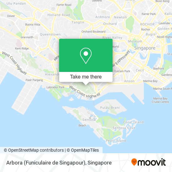 Arbora (Funiculaire de Singapour) map