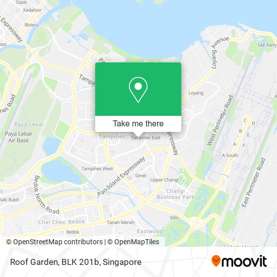 Roof Garden, BLK 201b map