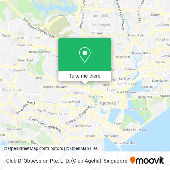 Club D' Obsession Pte. LTD. (Club Ageha) map