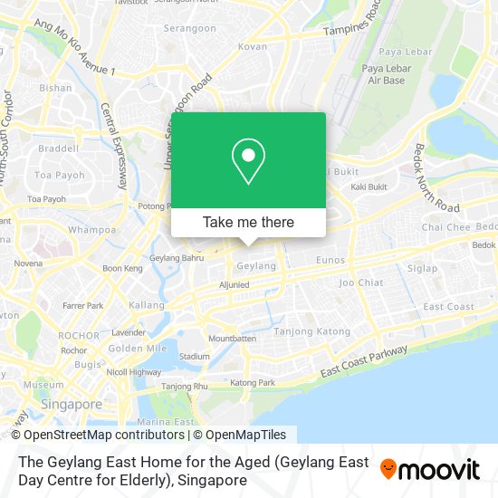 The Geylang East Home for the Aged (Geylang East Day Centre for Elderly) map