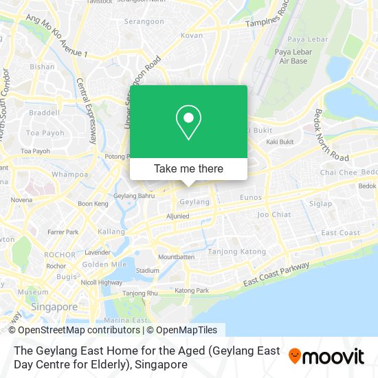 The Geylang East Home for the Aged (Geylang East Day Centre for Elderly)地图