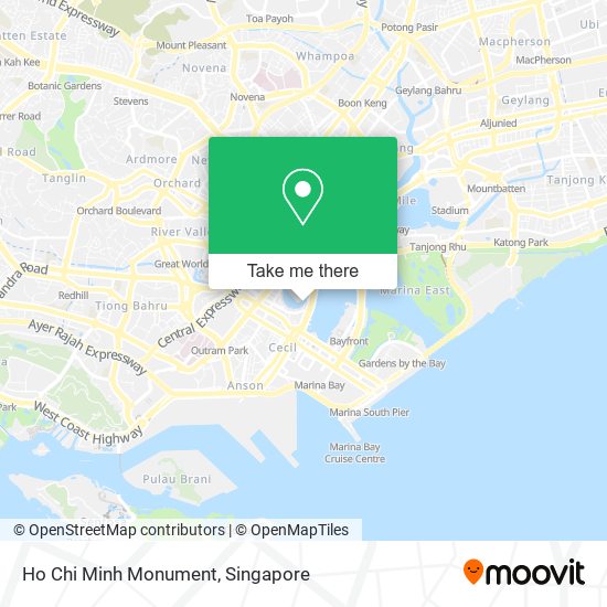 Ho Chi Minh Monument map