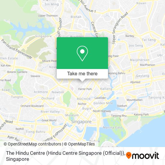 The Hindu Centre (Hindu Centre Singapore (Official)) map