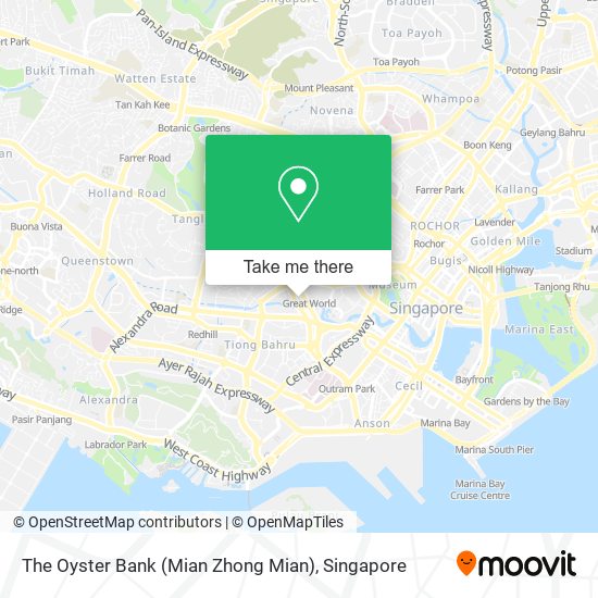 The Oyster Bank (Mian Zhong Mian) map