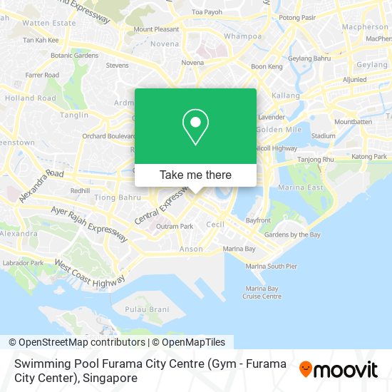 Swimming Pool Furama City Centre (Gym - Furama City Center) map