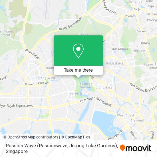 Passion Wave (Passionwave, Jurong Lake Gardens)地图